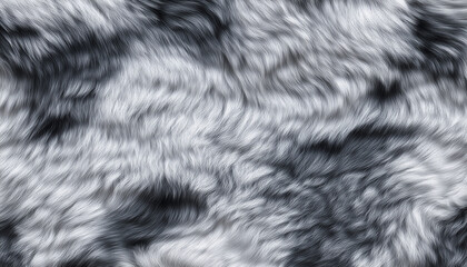 Fototapeta premium Wolf Fur Pattern