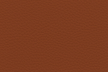 Fototapeta premium Close-up of rich rust-coloured leather texture with a subtle grain pattern