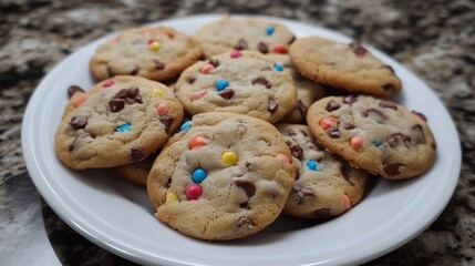 Homemade cookies. dessert.