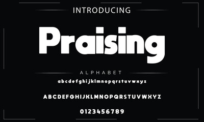 Creative font. Modern abstract digital tech font. Logo creative font, type, technology, movie, digital, music, movie. Fonts and illustration in vector format.