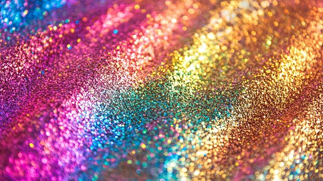 Abstract Holographic Foil for Fashion Design 