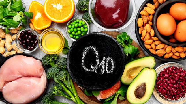 Food high in coenzyme Q10