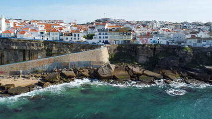 Fototapeta premium ericeira, surf, mar vila portugal