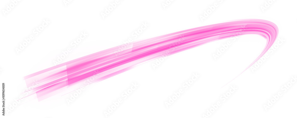 Poster High-speed data transfer concept: cyberpunk light trails, fast-paced motion, and slow shutter effects with vivid, glowing elements in a transparent PNG format, perfect for technology themes.