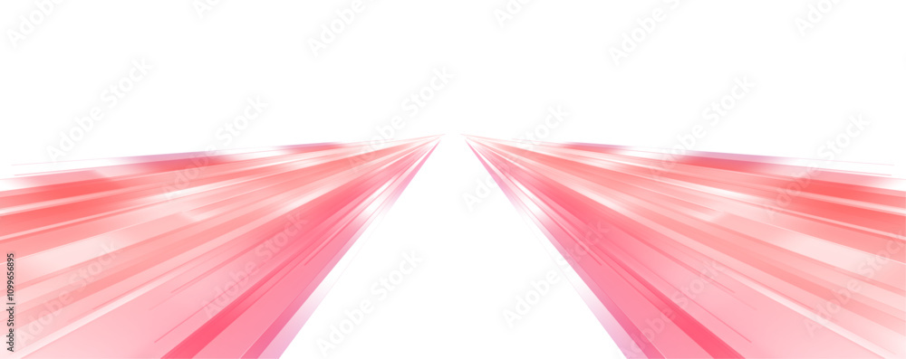 Aufkleber neon stripes in the form of drill, turns and swirl. panoramic high speed technology concept, neon li