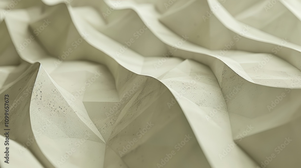 Poster textured wave patterns in architectural design modern structure abstract art indoor environment clos