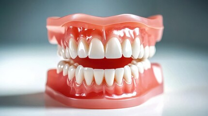 Fototapeta premium Dental Device on Table During Patient Consultation with 6X Magnification