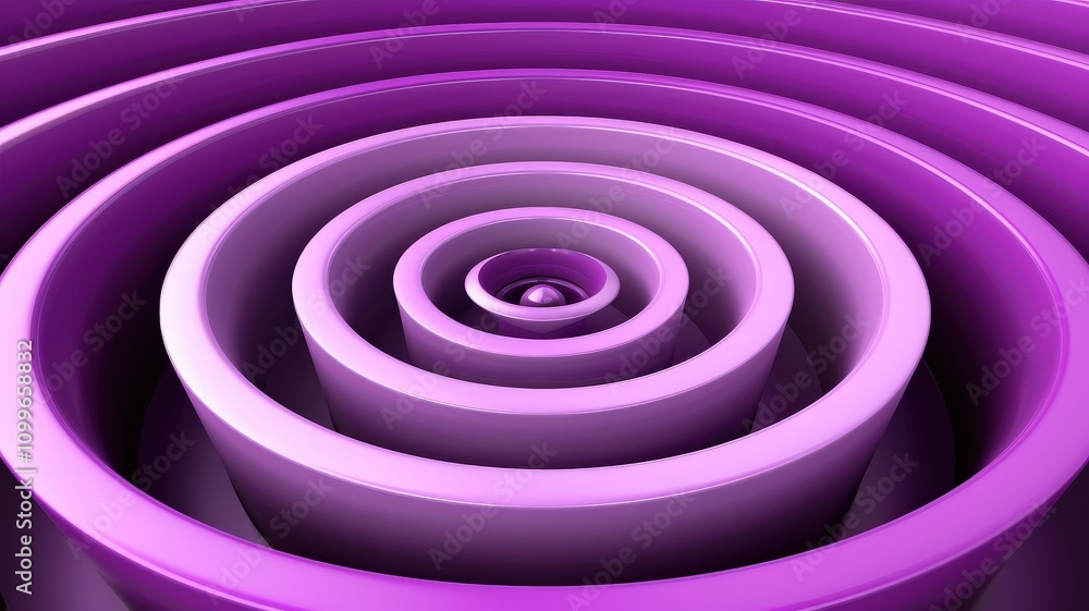 Poster dynamic purple waves abstract art digital design vibrant environment close-up view artistic expressi