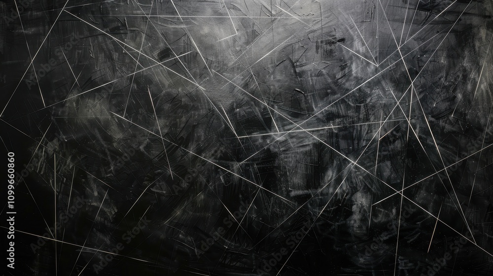 Poster abstract black texture with intersecting lines