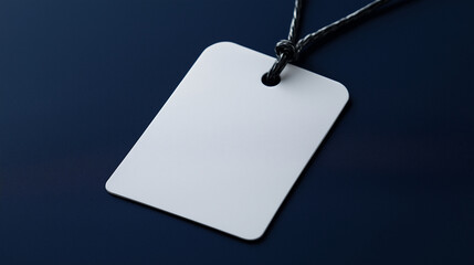 Fototapeta premium price tag, white label, empty paper label mockup