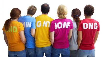 Obraz premium Volunteers Working Together for a Cause