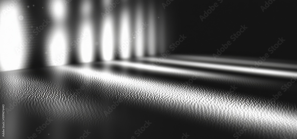 Poster Background with abstract monochrome noise texture backing in dark black, white, and gray