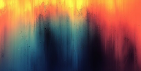 The rainbow color gradient on black background is filled with vibrant orange, blue, teal, white psychedelic colors from the 1970s, 1980s, 70s, and 80s of the 20th century.