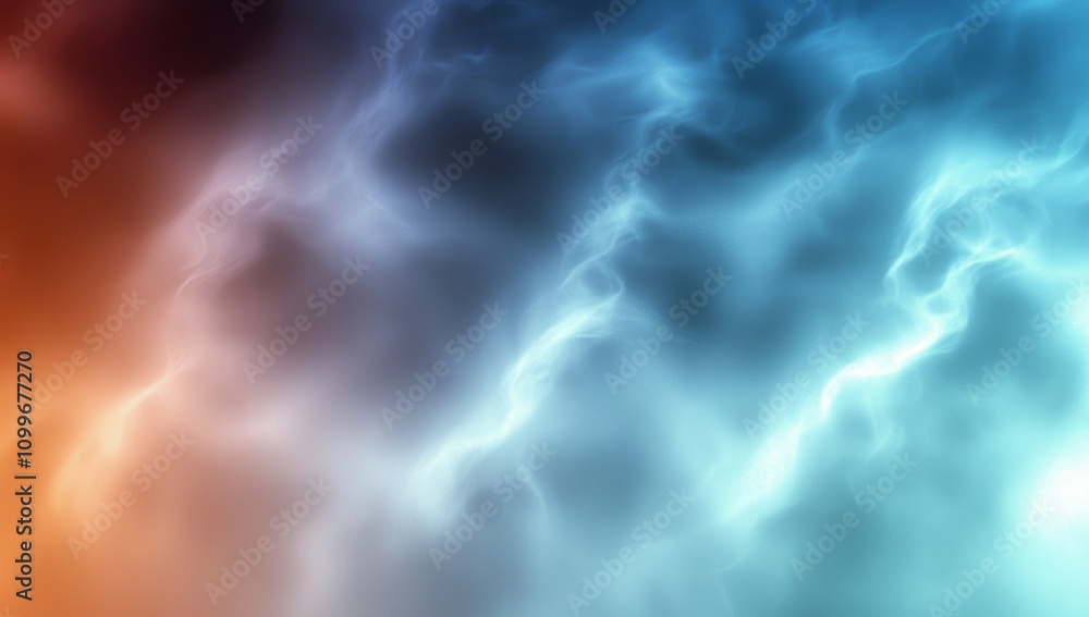 Poster Abstract white background with bright light and glow, empty space with grungy grunge texture and rough color gradients