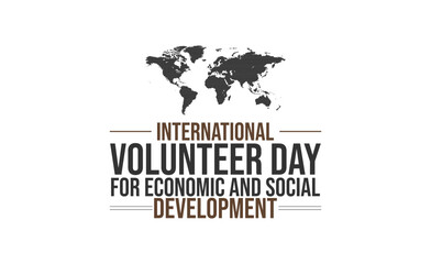 Make a Difference International Volunteer day for Economic and social Development on December 5th.