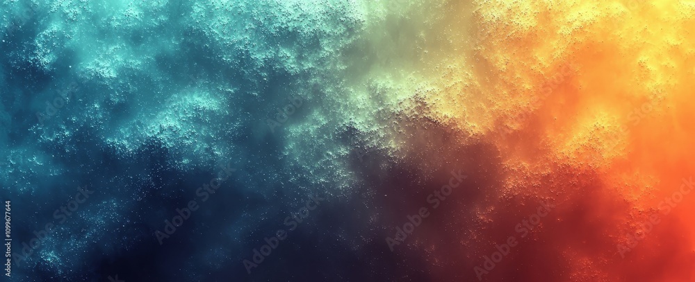 Poster template empty space color gradient rough abstract background shine bright light and glow, grainy no