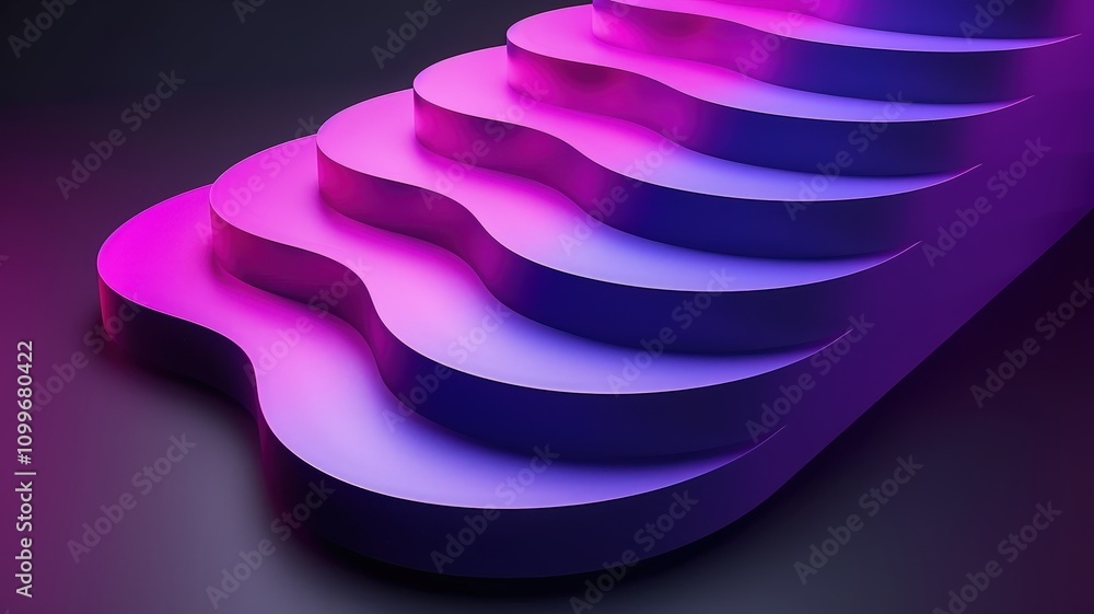 Poster creative abstract design digital art studio graphic visualization modern environment dynamic perspec