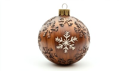 christmas tree decoration isolated on white