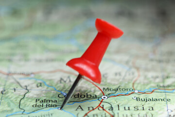 Palma del Rio, Spain pin on map