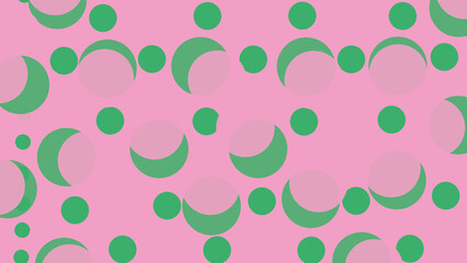 Abstract illustrated backgrounds in different forms and colours 