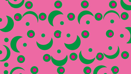 Abstract illustrated backgrounds in different forms and colours 