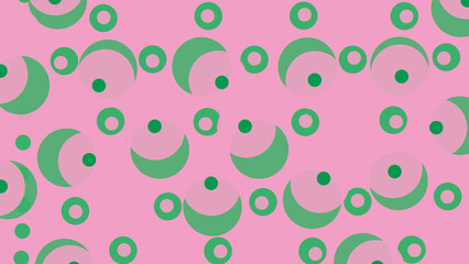 Abstract illustrated backgrounds in different forms and colours 