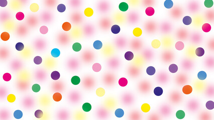 Abstract illustrated backgrounds in different forms and colours 