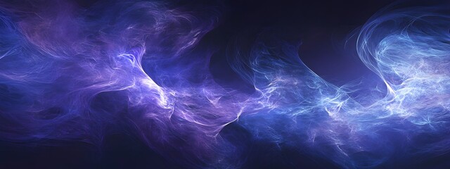 Obraz premium Dark blue and purple abstract background with swirling lines and curves, creating an elegant and modern wallpaper