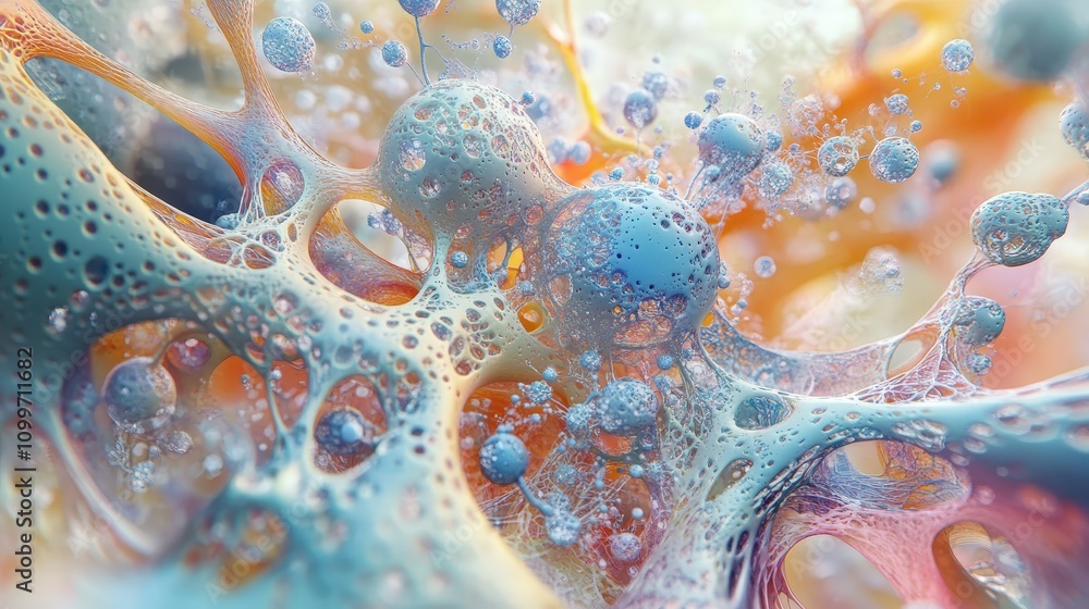 Aufkleber The intricate structure of AI creation, with data pipelines, processing layers, and decision nodes refining information into clear insights