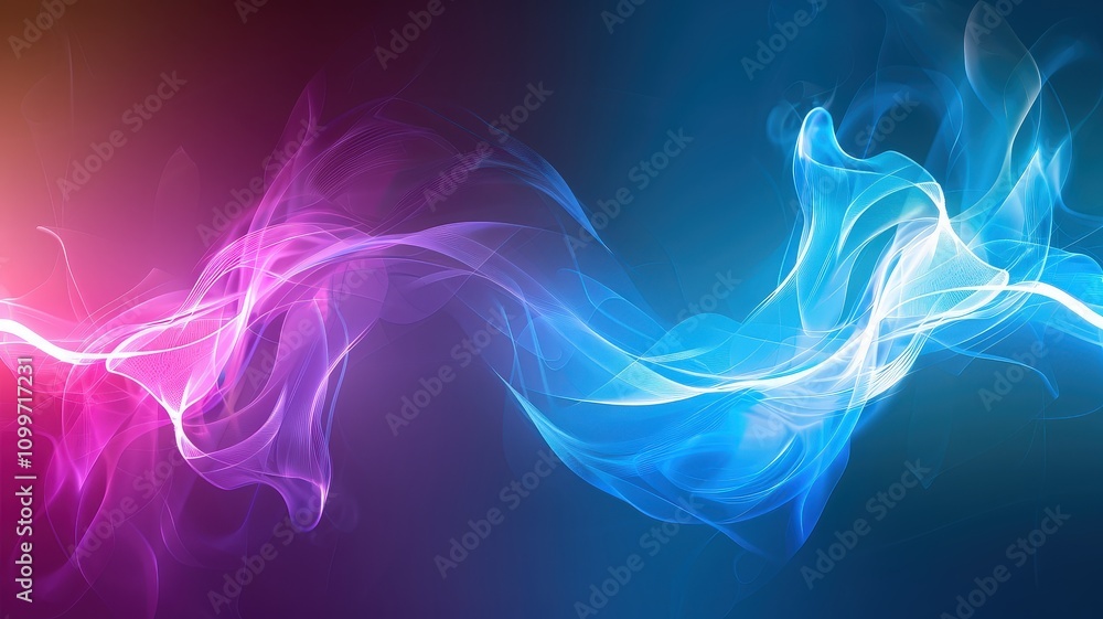 Poster dynamic colorful swirls abstract art digital design vibrant environment artistic viewpoint visual en