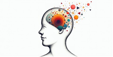 A vibrant mind bursts with creativity, imagination flowing freely, shaping ideas into unique visions and innovative concepts