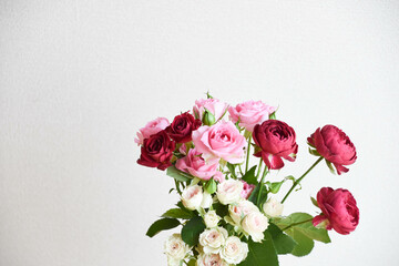 スプレー薔薇の花束
