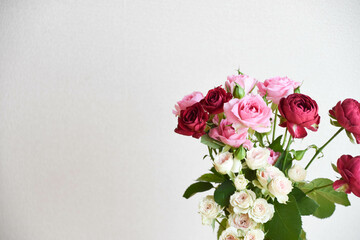 スプレー薔薇の花束
