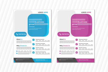 Creative Corporate & Business Flyer Brochure Template Design,modern template and  perfect for creative professional business.