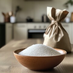 Sugar Bowl with Package in Modern Kitchen Setting