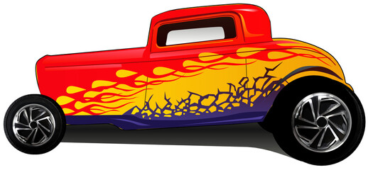 Hot rod voiture muscle car custom culture