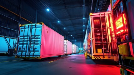 Thermal Imaging of Reefer Containers: Specialized Temperature Mapping in an Afternoon Warehouse Setting with Precision Calibration Equipment and Ultra-Detailed Diagnostic Focus.