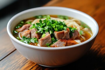 spicy soup recipe, spicy soup with aromatic spices and tender meat pieces