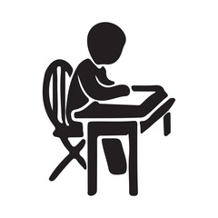 Fototapeta premium man sitting on a chair