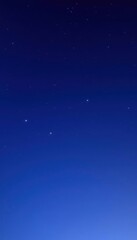 Obraz premium on a clear magnificent night sky