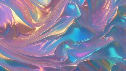 Obraz premium Colorful neon chrome background 
