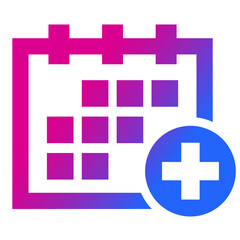 Obraz premium medical appointment, schedule icon