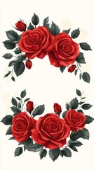 Naklejka premium Vintage St Valentine’s Day with classic typeface, surrounded by floral elements and subtle lace patterns, sepia-toned background, vertical design 