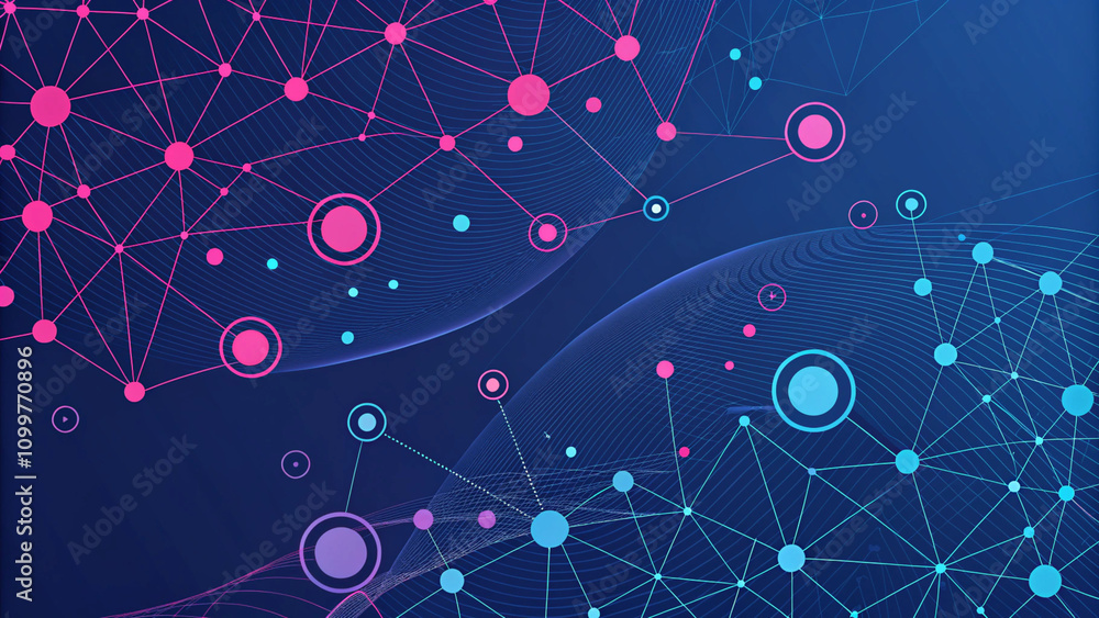 Poster abstract network connections: data visualization