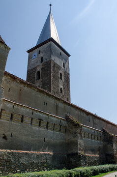 The fortified church of Mosna, Romania. Southeastern Transylvania has one of the highest numbers of still-existing fortified churches, built during the 13th to 16th centuries