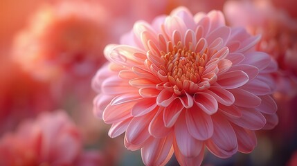 Soft petals embrace morning light in a vibrant garden bursting with color and life. Generative AI