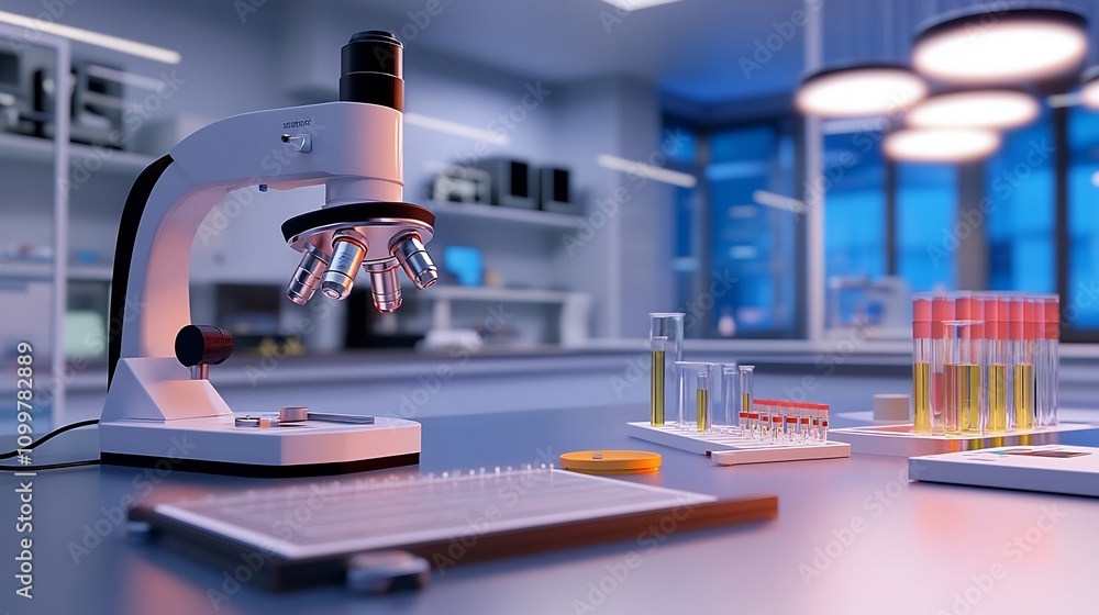Poster modern laboratory testing adhesive and material compatibility