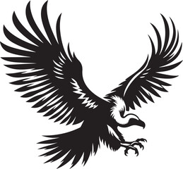 Fototapeta premium eagle with wings