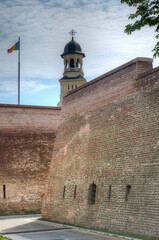 Inside Citadel of Alba Iulia, Romania.The bastion was built between 1714-1738 and is considered the...