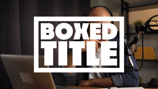 Boxed Titles